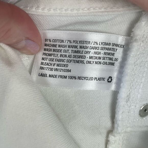 EUC Abound Womens High-Rise Skinny White Skinny Jeans Size 32 - Picture 5 of 5